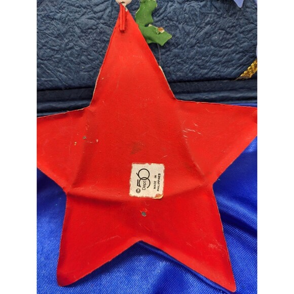 Christmas Ornament Lot 3 Rustic Primitive Farmhouse Folk Art Metal Santa, Angel - Picture 6 of 16